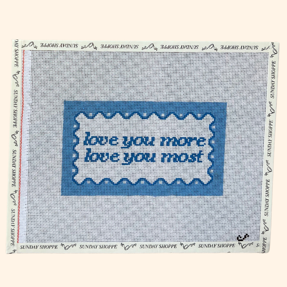 love you more love you most - blue