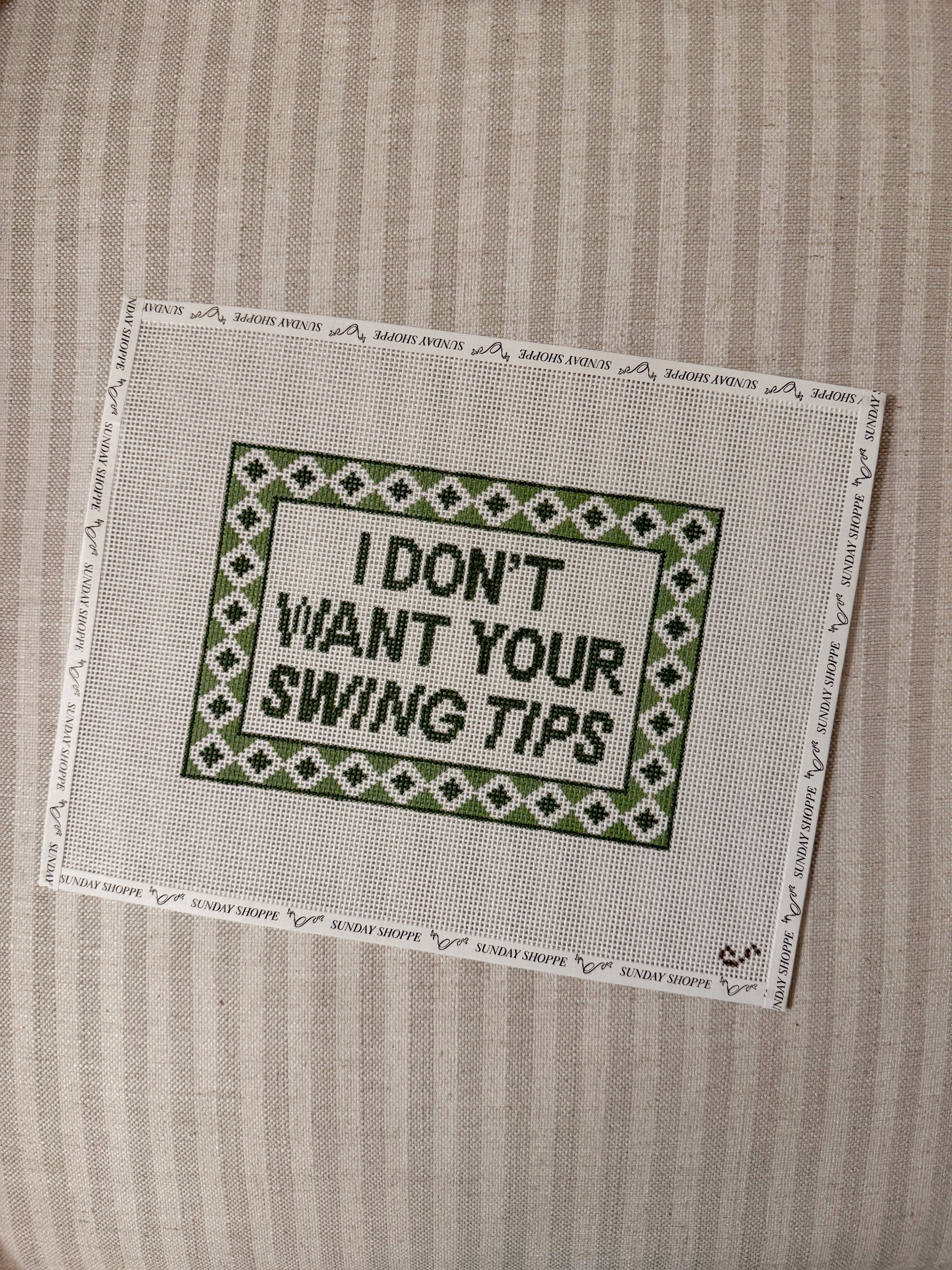 I Don’t Want Your Swing Tips