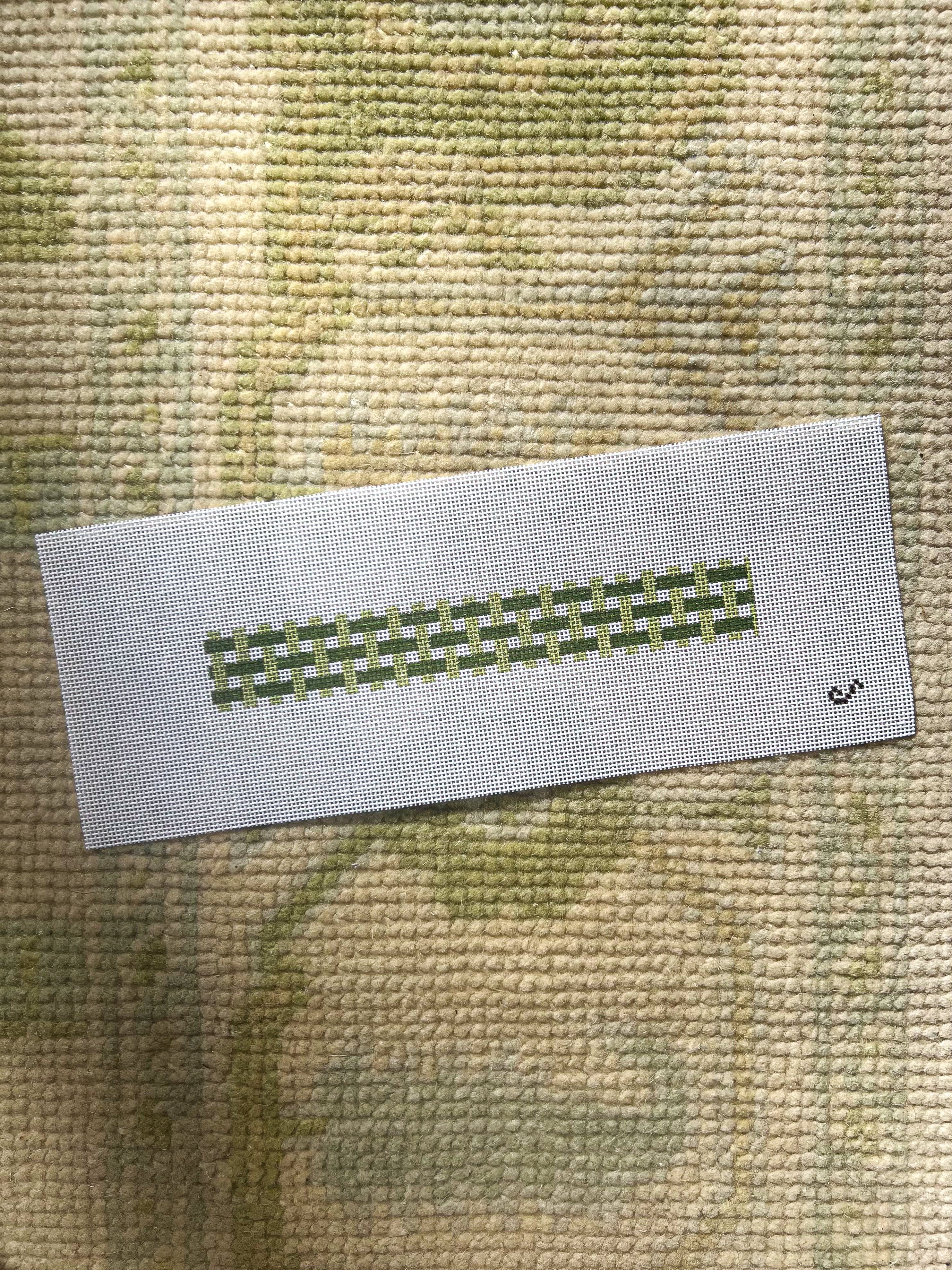 Basketweave Paci Clip