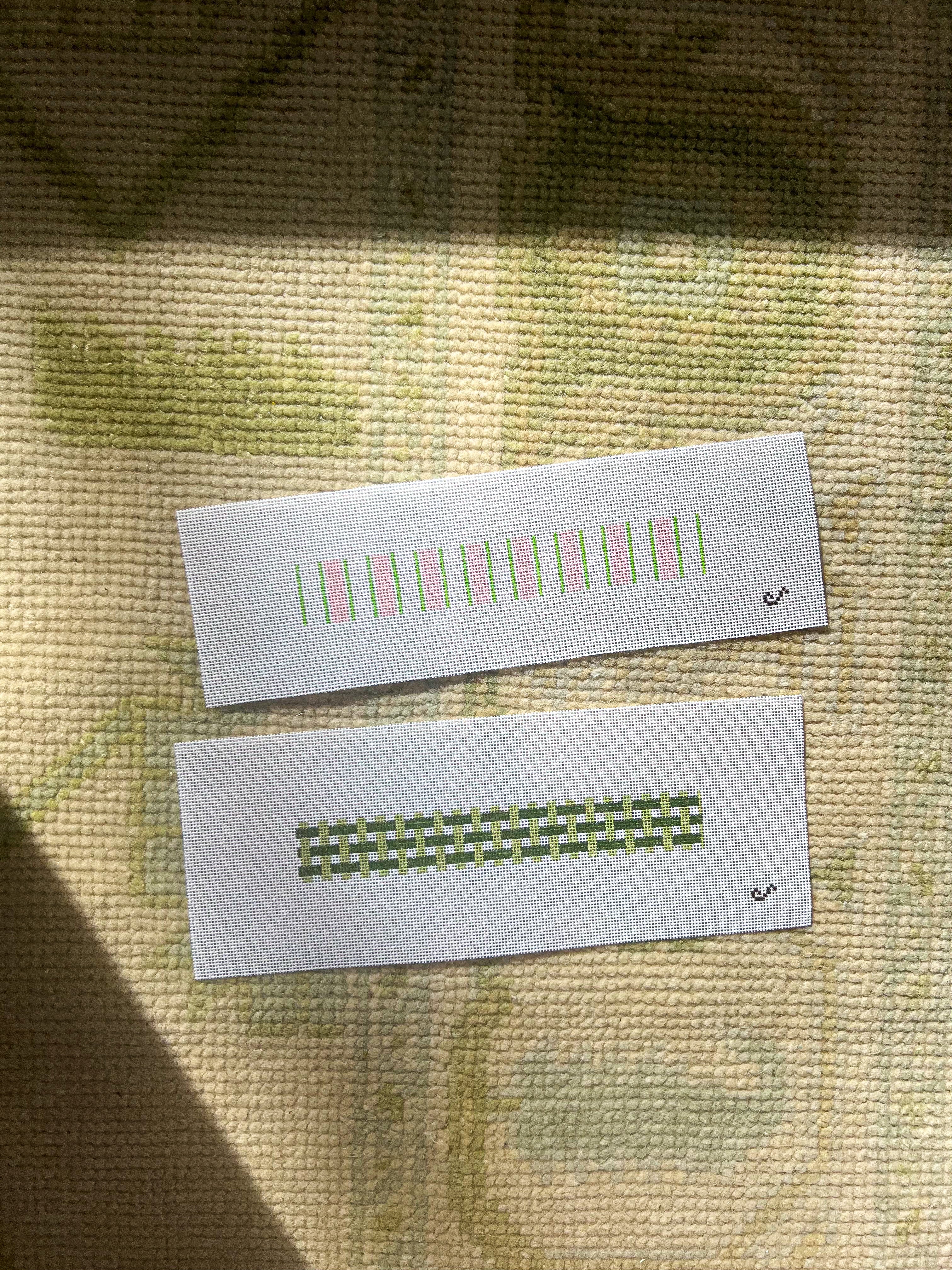 Basketweave Paci Clip