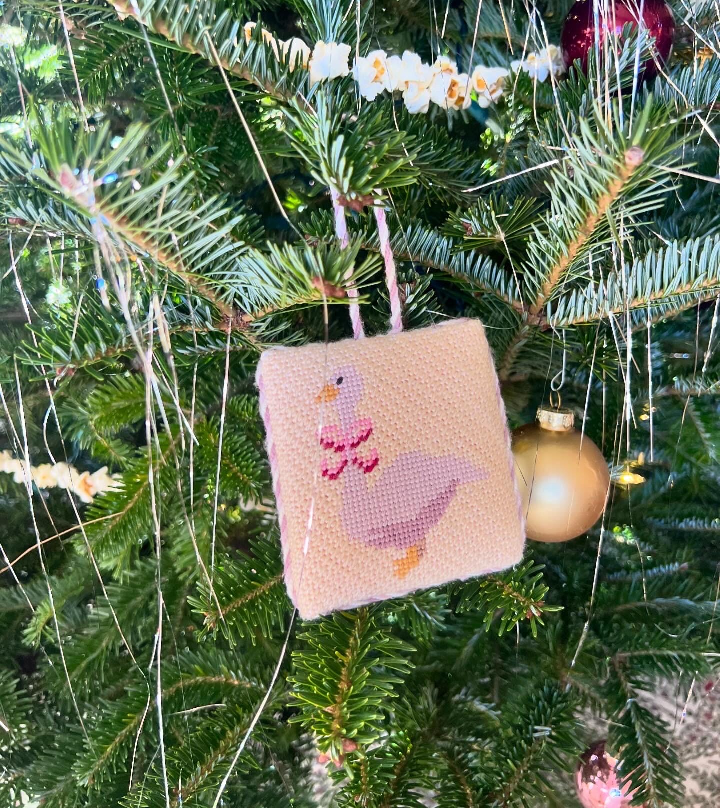 Holiday Goose with Bow